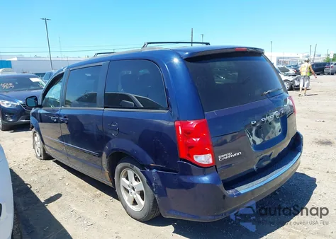 2013 Dodge Grand Caravan Sxt из США, поврежденный, VIN 2C4RDGCGXDR654206